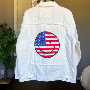 Stars & Stripes Smiley Face Jacket